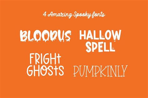 Halloween fonts bundle will be perfect for halloween lettering ...