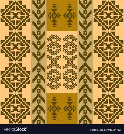 Seamless pattern with traditional native american Vector Image