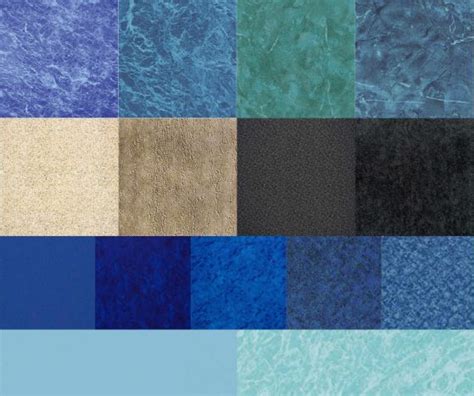 Explore Our Range of Vinyl Pool Liner Patterns & Colours | Oceanic Pools