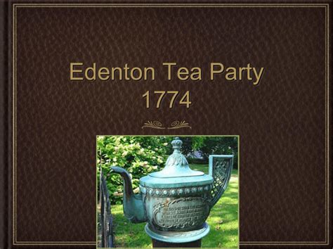 Edenton Tea Party 1774