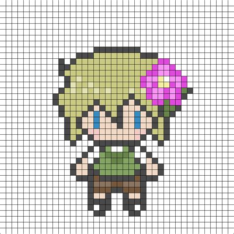 Omori Real World Basil Perler Bead Pattern | Bead Sprites | Characters ...