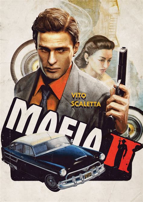 Mafia II Posters of Joe Barbaro, Vito Sceletta, Leone Galante, Mike ...