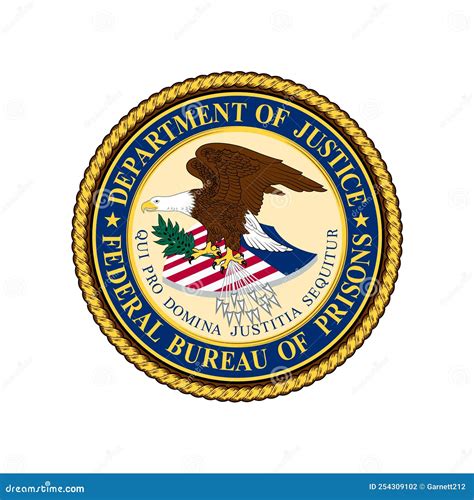 Vector Seal of the United States Federal Bureau of Prisons Editorial ...