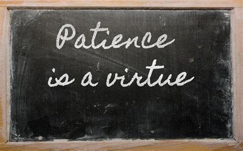 Quotes about Patience Is A Virtue (69 quotes)