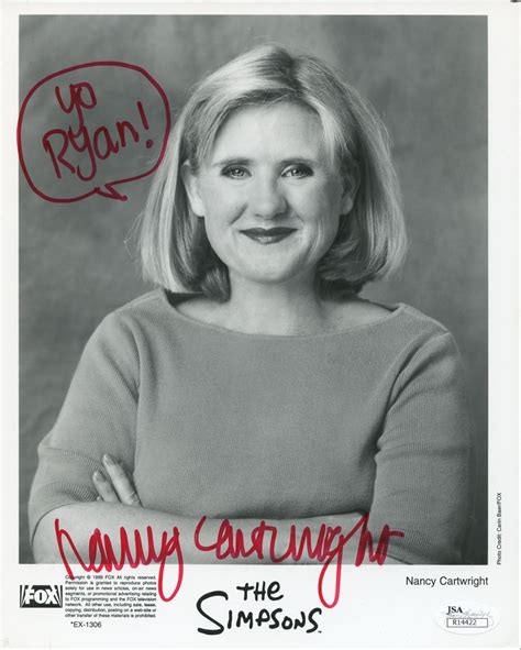 Nancy Cartwright Signed 8x10 "The Simpsons" Photo with Inscription (JSA ...