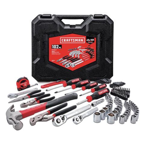 CRAFTSMAN CM 102 Piece Mixed Mechanics Tool Set at Lowes.com