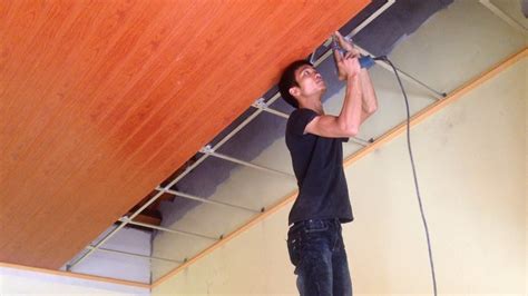 How to Install Plastic Panels On The Ceiling - Easy Installation Pvc ...