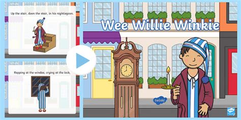 Wee Willie Winkie Lyrics | Nursery Rhyme | CfE Resources