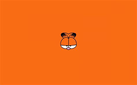 eyes garfield minimalism cat orange Wallpapers HD / Desktop and Mobile ...