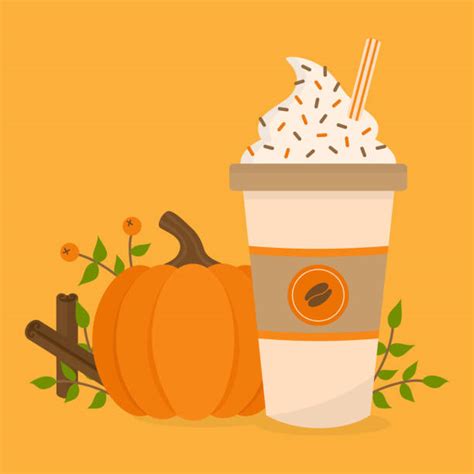 Pumpkin Spice Latte Illustrations, Royalty-Free Vector Graphics & Clip ...