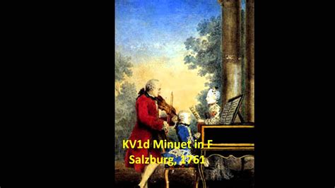 Mozart's first compositions - YouTube