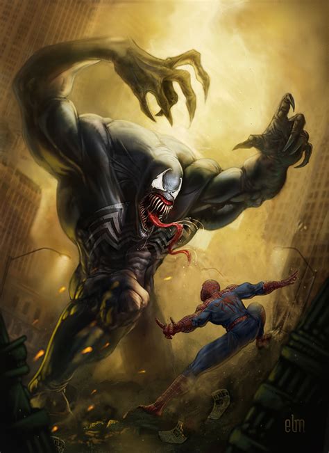 Spiderman vs Venom on Behance