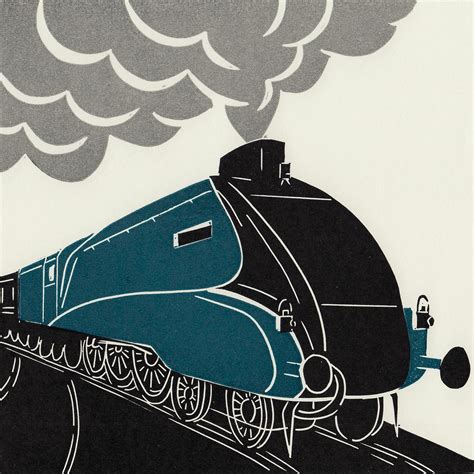 Mallard Steam Train - The Story Behind the Print