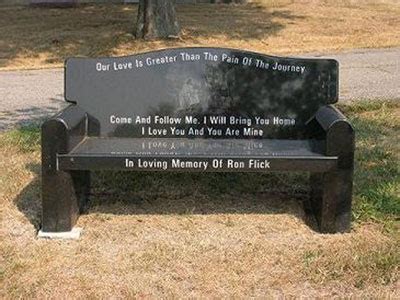 Bench Memorial Quotes. QuotesGram