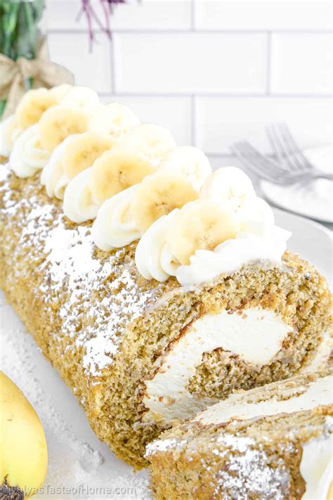 Super Easy Banana Roll Recipe (Moist with Perfect Filling!)