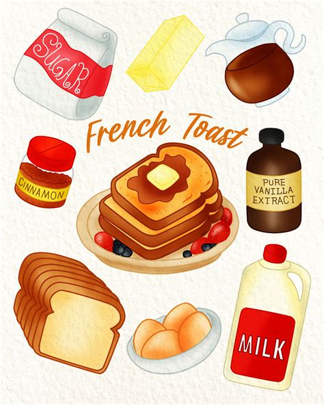 How To Make French Toast - Draw My Recipes