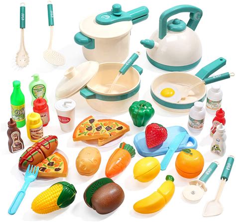 Wholesale CUTE STONE 40PCS Kids Kitchen Pretend Play Toys,Play Cooking ...