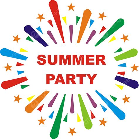 Summer Party Poster Vector PNG Images, Summer Party Poster Background ...