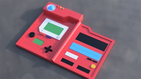 Foldable Pokedex for 3D Printing 3D model 3D printable | CGTrader