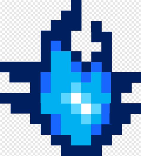 Arte do pixel da chama do bit, 8 BIT, azul, texto png | PNGEgg