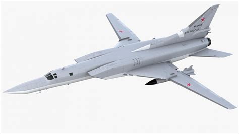 Supersonic Missile Carrier Tupolev Tu-22M Backfire Rigged 3D | 3D ...