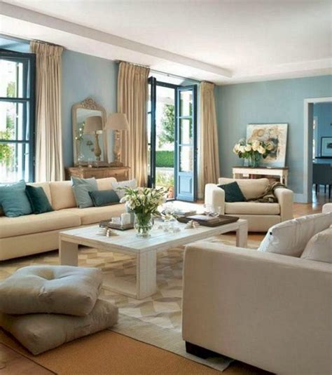 10 Blue and Grey Living Room Color Ideas - Dream House