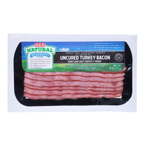 H-E-B Natural Uncured Turkey Bacon - Shop Bacon at H-E-B