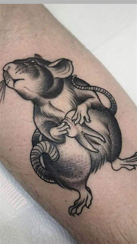 Rat tattoo Tooth Tattoo, Rat Tattoo, Blackwork, Small Tattoos, Cool ...