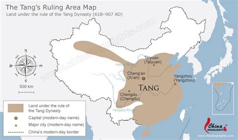 Tang Dynasty Map, Ancient China Maps in Tang Dynasty