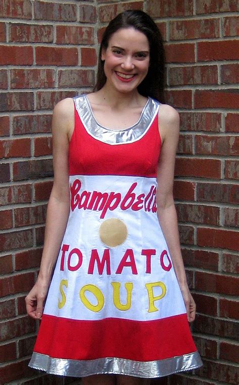 Cassie Stephens: DIY: Campbell's Soup Dress after Andy Warhol