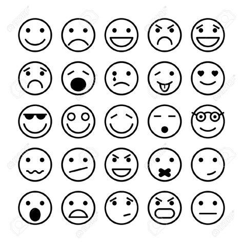 Feelings clipart black and white - Pencil and in color feelings clipart ...