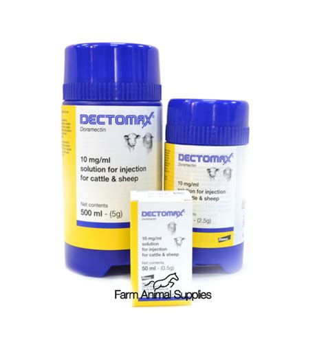 Dectomax Injection Cattle & Sheep 200ml | Sheep Wormer | Cattle Wormer ...