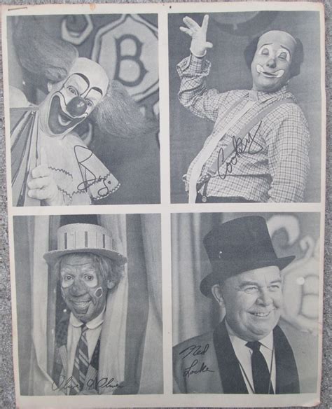 Late 1960's WGN Bozo The Clown Show Cast Photo Cooky Oliver O Oliver ...