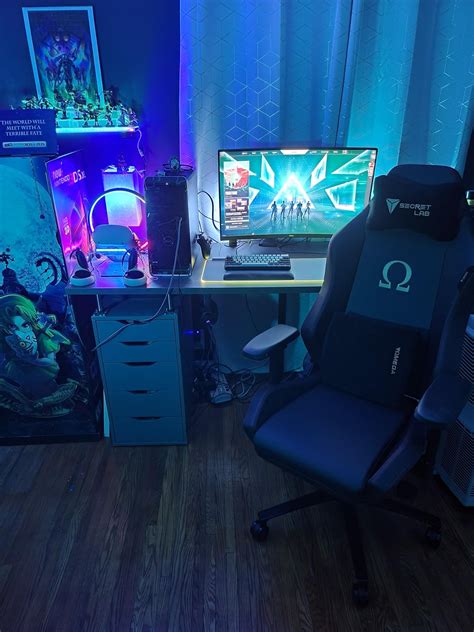 My new RGB Gaming Setup! (PC Build in next pic) : r/battlestations