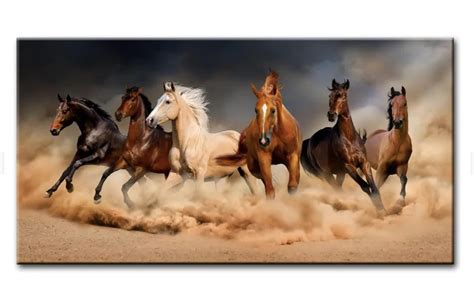 Seven Horses Painting Direction According to Vastu Shastra - Meaning ...