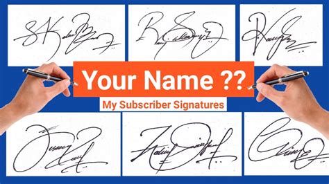 ️ Best Signature For My Name || Name Signature || Signature Creator ...