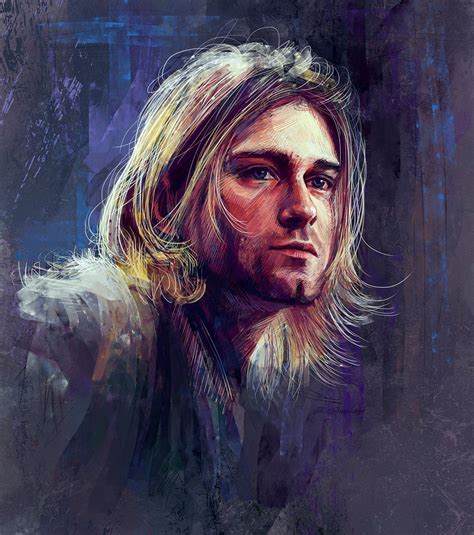 Kurt Cobain | Nirvana art, Kurt cobain art, Kurt cobain