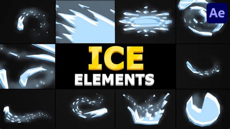 Ice Elements | After Effects, After Effects Project Files | VideoHive