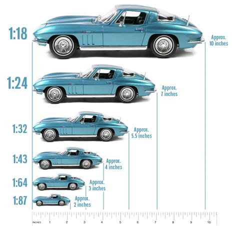 scale model sizes chart Scales understanding comparative