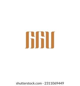 Ggu Logo Icon Technology Illustration Vector Stock Vector (Royalty Free ...