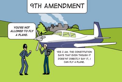 The 9th Amendment states that all rights not addressed in the ...