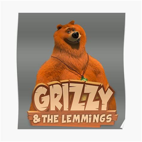 "grizzy and the lemmings toys plush" Poster for Sale by nimxl | Redbubble