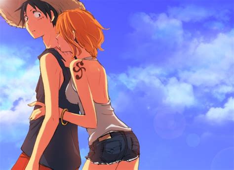 Luffy and Nami (con immagini) | Rufy, Immagini