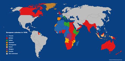 European Colonialism Map