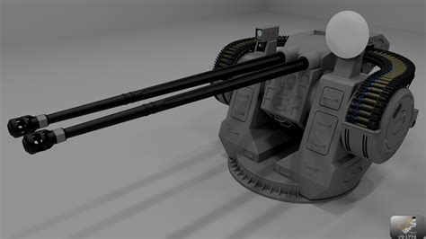 Dual 57 mm MK-5 turret View1 by JB1992 on DeviantArt