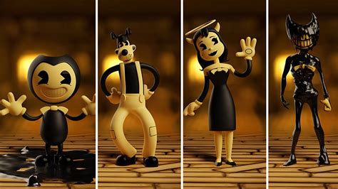 Bendy and the Ink Machine Characters Workshop Animations - YouTube