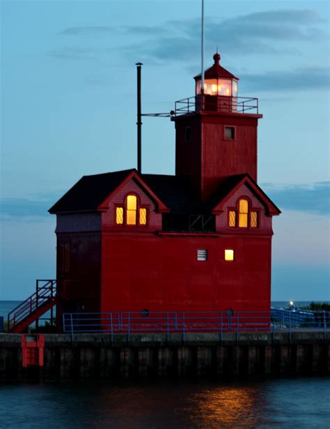 Holland Michigan Lighthouse by Tim Largent | Holland michigan ...