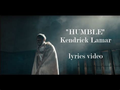 Kendrick Lamar - HUMBLE. Lyrics - YouTube