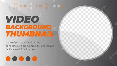 Premium Vector | Video Thumbnail Design Template