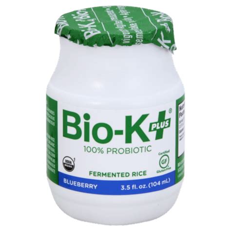 Bio-K Plus Fermented Rice Blueberry Probiotic, 3.5 fl oz - Ralphs